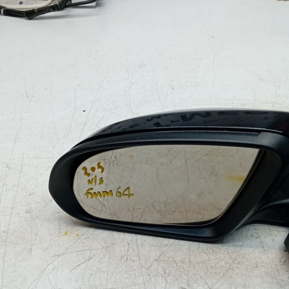 MERCEDES C-CLASS W205 PASSENGER  WING MIRROR NSF BLACK 2014 PL A2058101916 FMM64