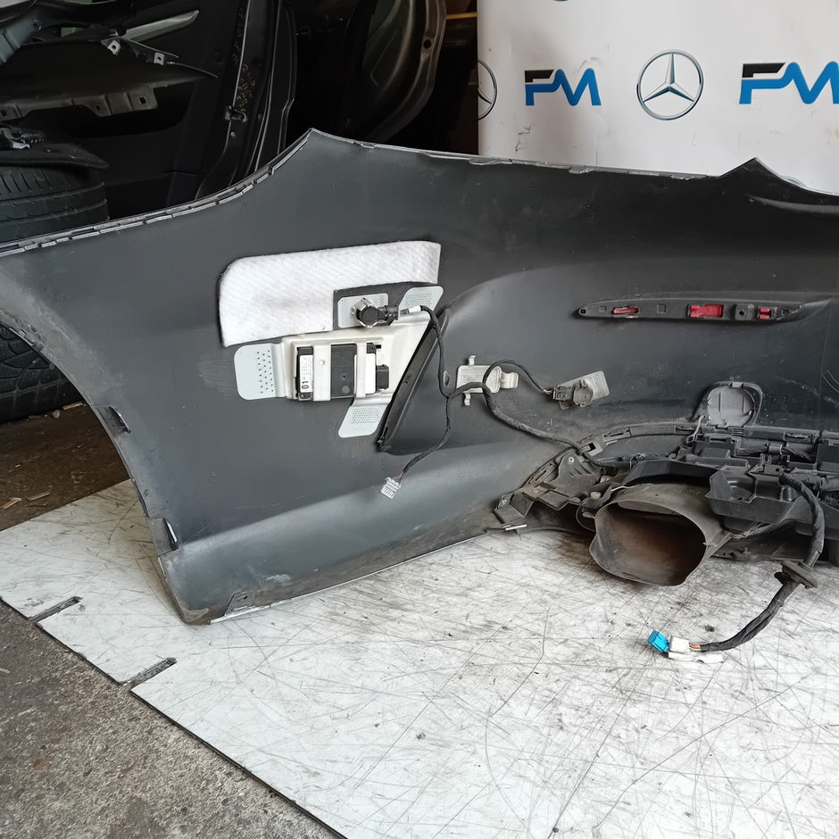 MERCEDES BENZ C-CLASS W205 COUPE REAR BUMPER 2015 GREY FMX60