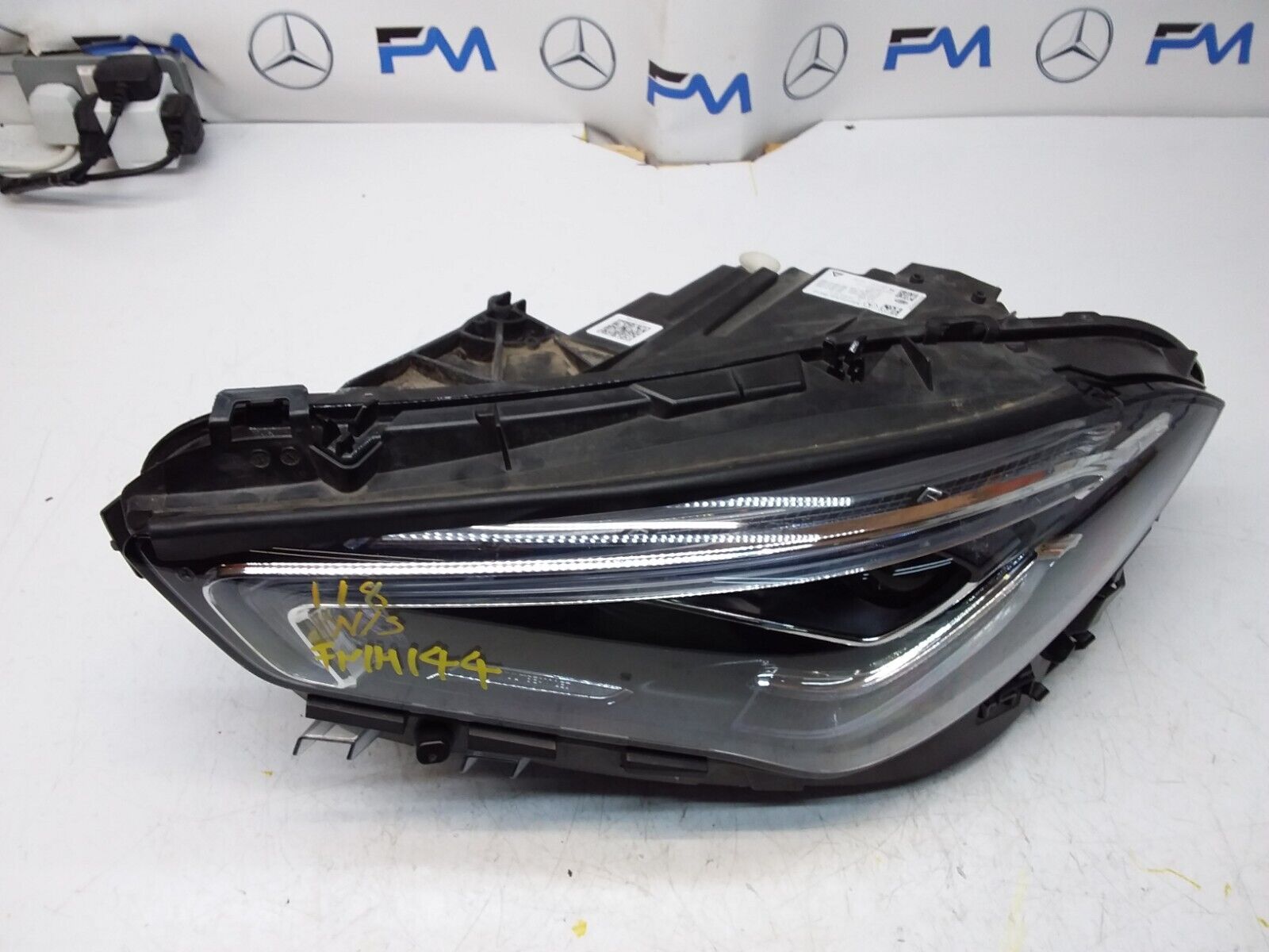 2021 MERCEDES CLA W118 HEADLIGHT PASSENGER NS A1189063301 FMH144 MULTIBEAM 