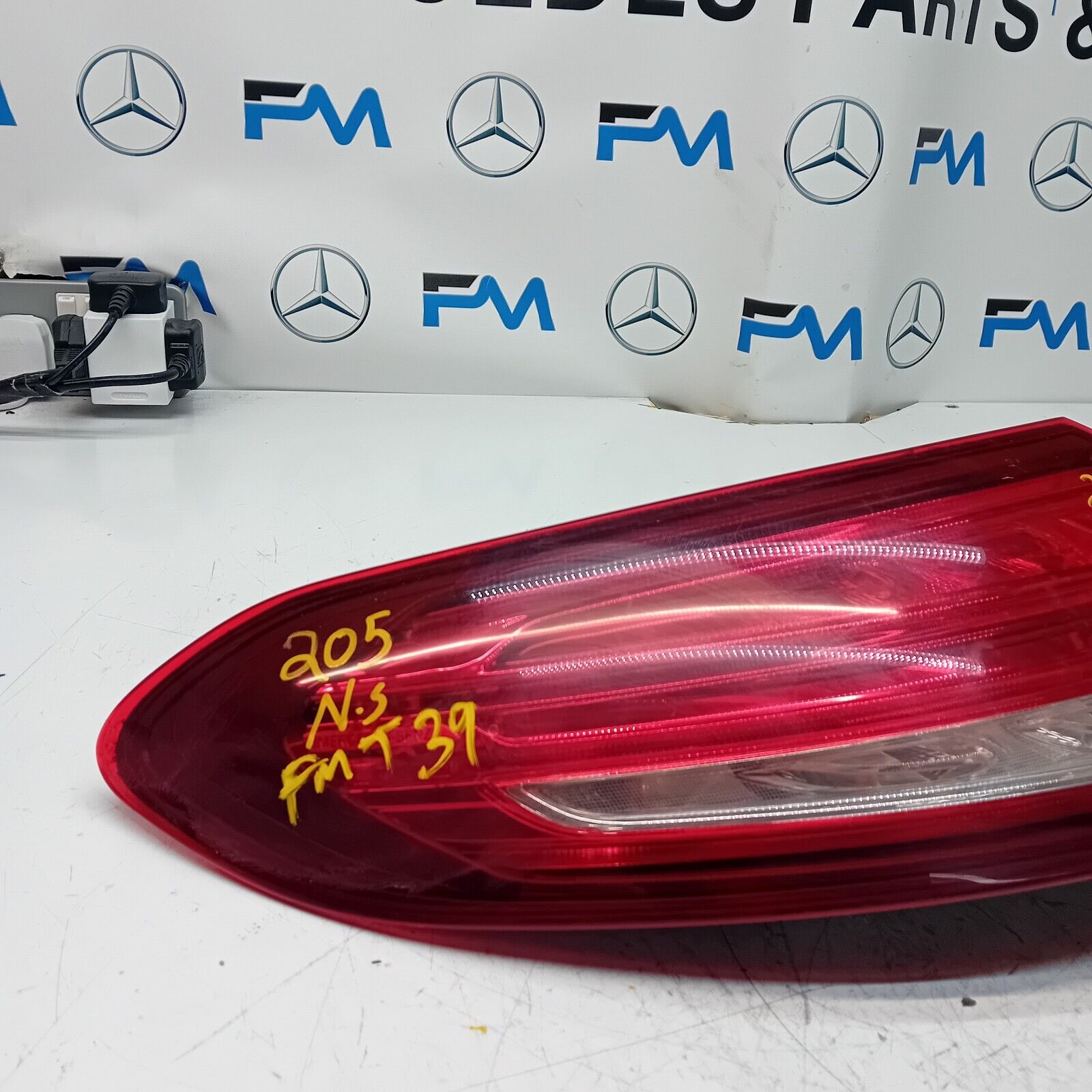 MERCEDES C-CLASS W205 COUPE 2016 REAR PASSENGER N/S TAIL LIGHT A2059066300 FMT39
