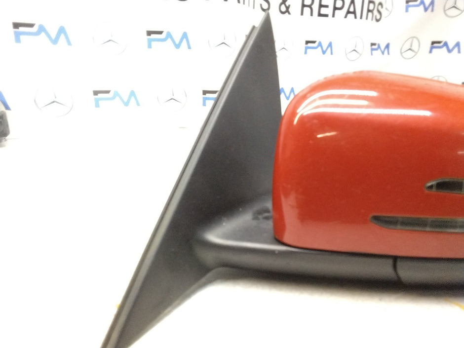 MERCEDES C-CLASS  W204 PASSENGER SIDE WING MIRROR A2048106593 RED FMM19