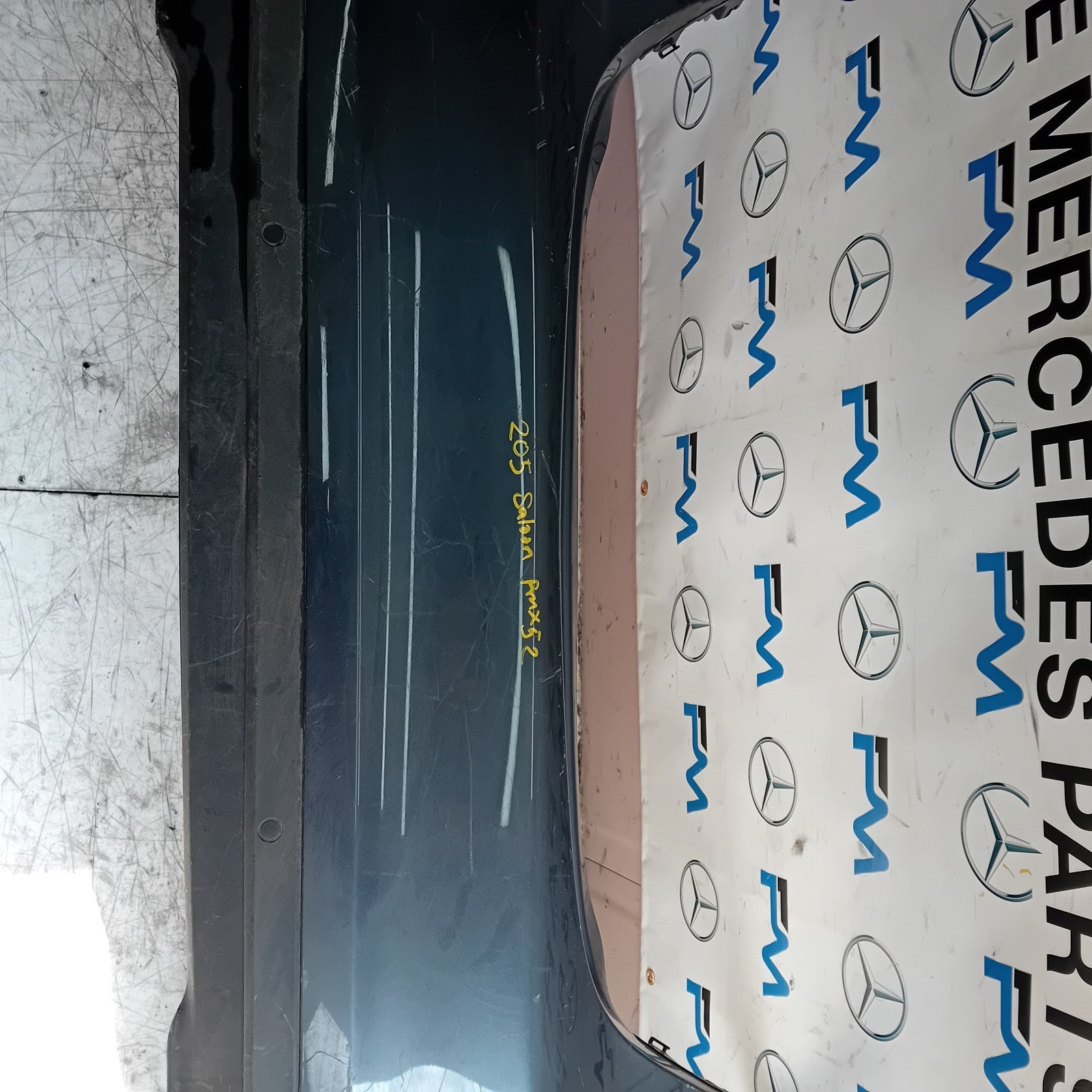 MERCEDES BENZ C-CLASS W205 SLN REAR BUMPER 2015 GREY A2058850138 FMX52