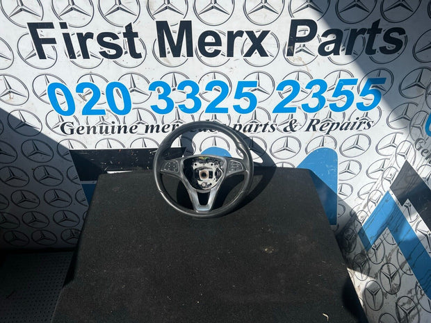 MERCEDES A-CLASS PADDLE SHIFT STEERING WHEEL MULTIFUNCTION 2017 A0014608803