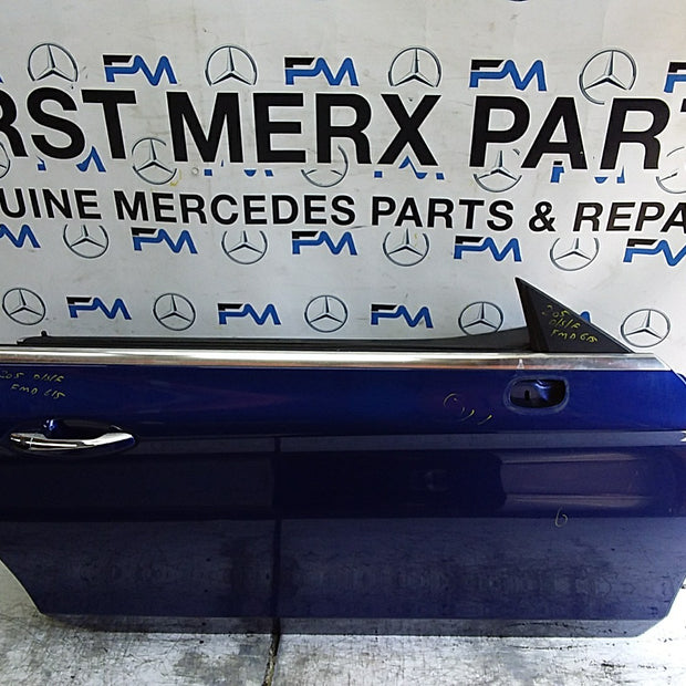MERCEDES C-CLS W205 COUPE DRIVER FRONTDOOR OSF BLUE 2016 ONWARDS COMPLETE FMD615