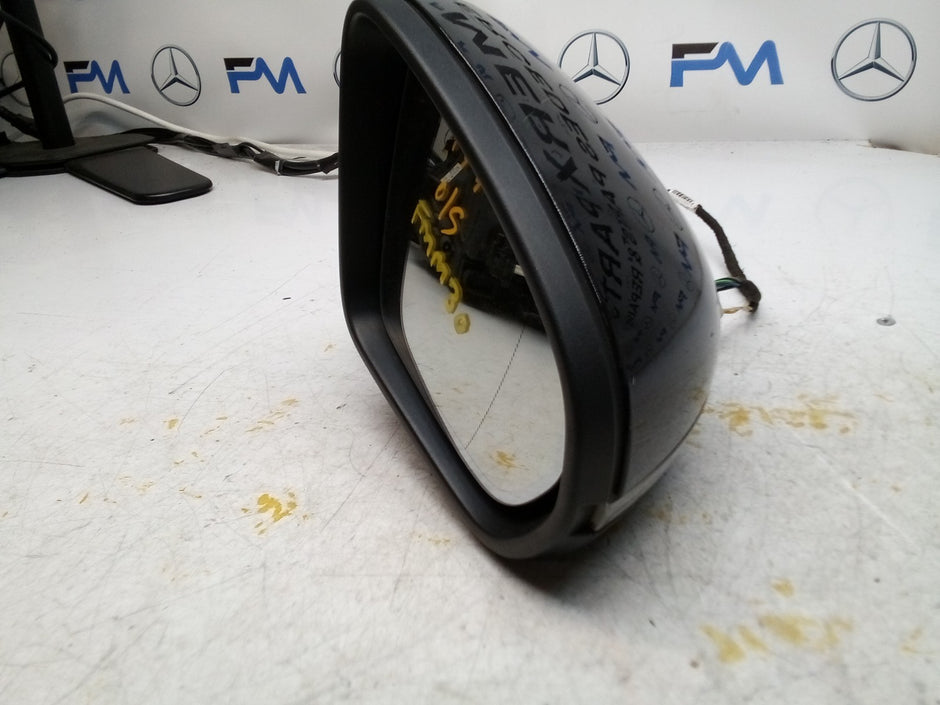 MERCEDES A-CLASS  W177 DRIVER SIDE WING MIRROR A1778108804 BLACK FMM30