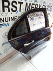 MERCEDES BENZ C-CLASS W205 DRIVER SIDE REAR DOOR O/S/R COMPLETE BLUE FMD87