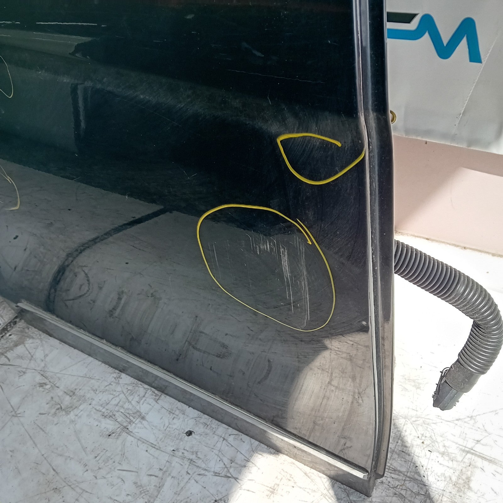 MERCEDES C-CLASS W204 DRIVER REAR DOOR OSR GREY 2008-14 FMD231