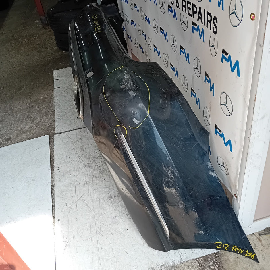 MERCEDES BENZ E-CLASS W212 REAR BUMPER BLACK 2014 A2128854465 FMX126