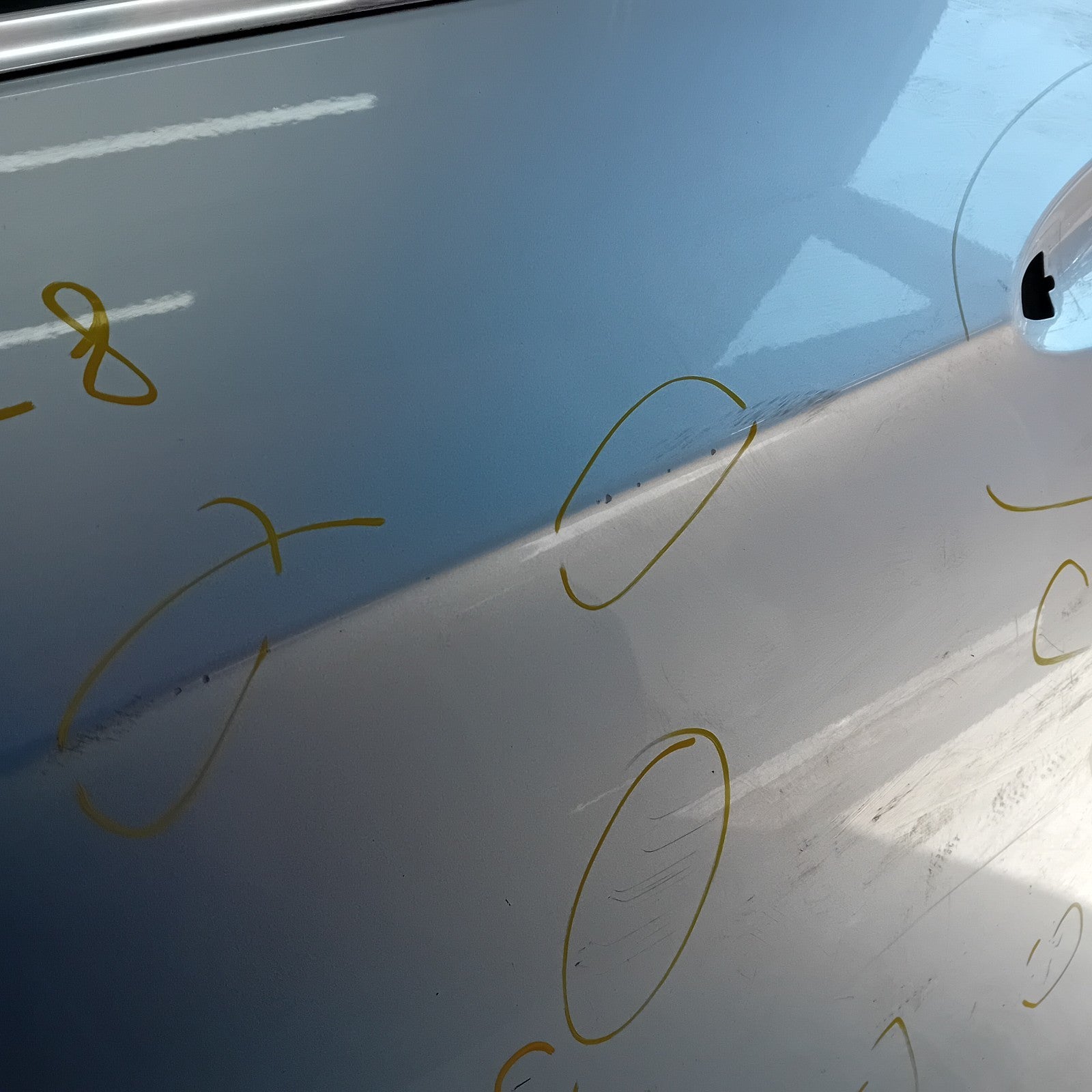 MERCEDES BENZ  E-CLASS W212 PASSENGER FRONT DOOR NSF 2015 SILVER  FMD518