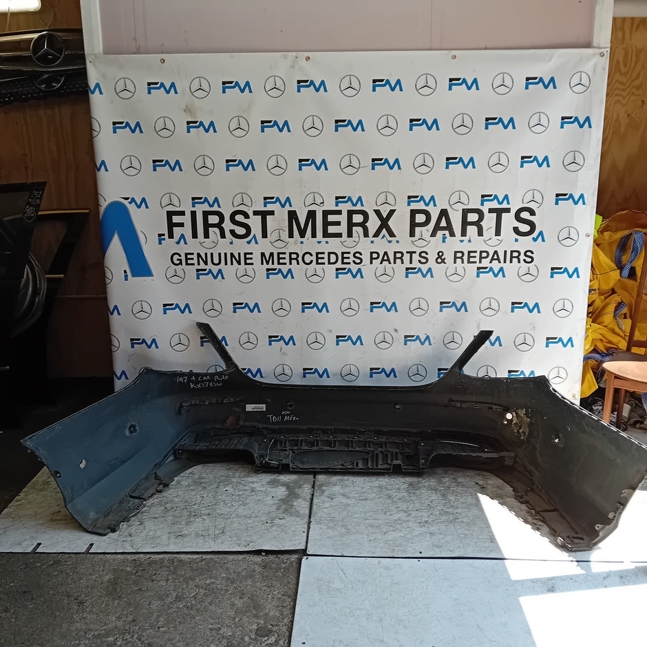 MERCEDES E-CLASS W213 SALOON REAR BUMPER 2016 A2138850001 BLACK COMPLETE FMX100