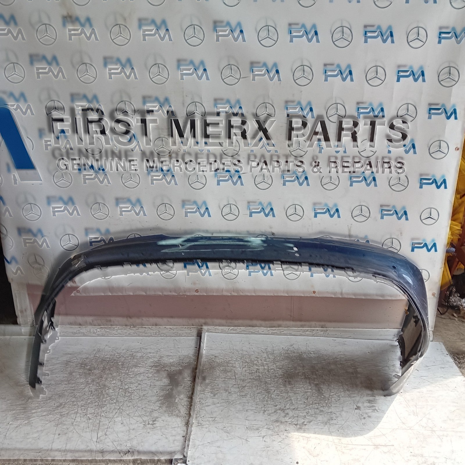 MERCEDES BENZ CLA W117 REAR BUMPER 2015 BLUE A1178800440 FMX48