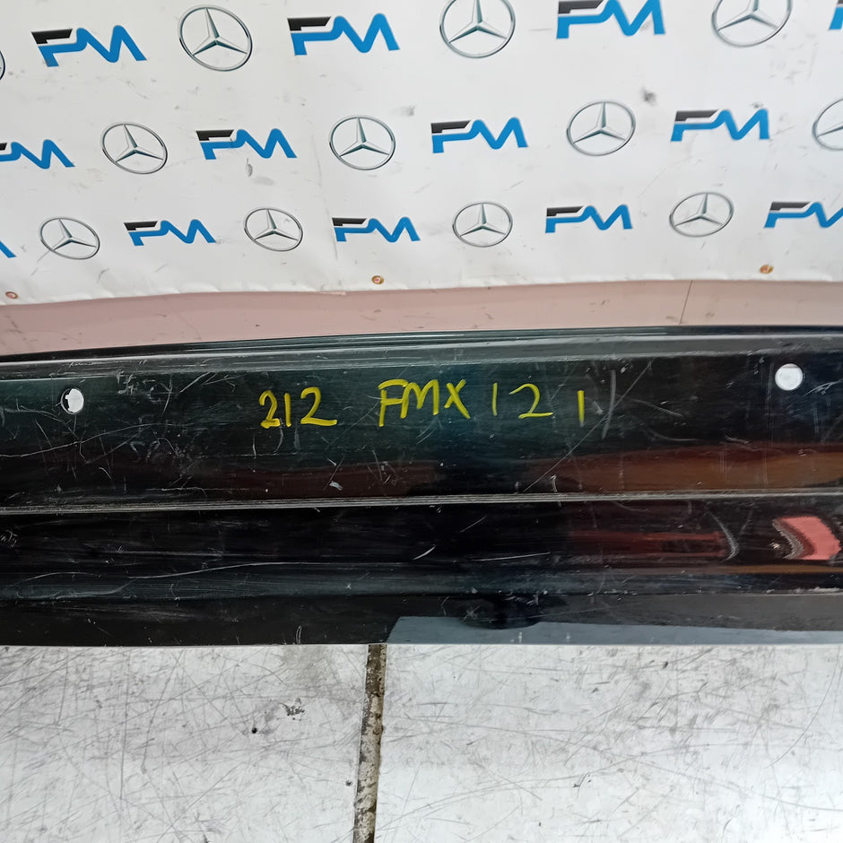 MERCEDES BENZ E-CLASS W212 REAR BUMPER BLACK 2016 ON A2128850025 FMX121