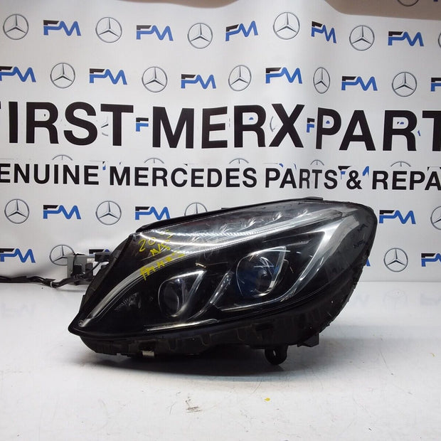 2019 MERCEDES C-CLASS W205 N/S Passenger Side Front Headlight  FMH23