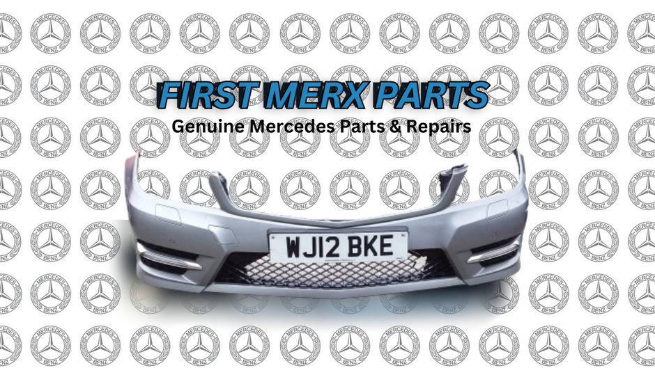 MERCEDES C CLASS AMG FRONT BUMPER IN SILVER FACELIFT W204 2010 - 2012