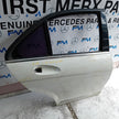 MERCEDES C-CLASS W204 SLN DRIVER REAR DOOR OSR WHITE 2009-2014 FMD437