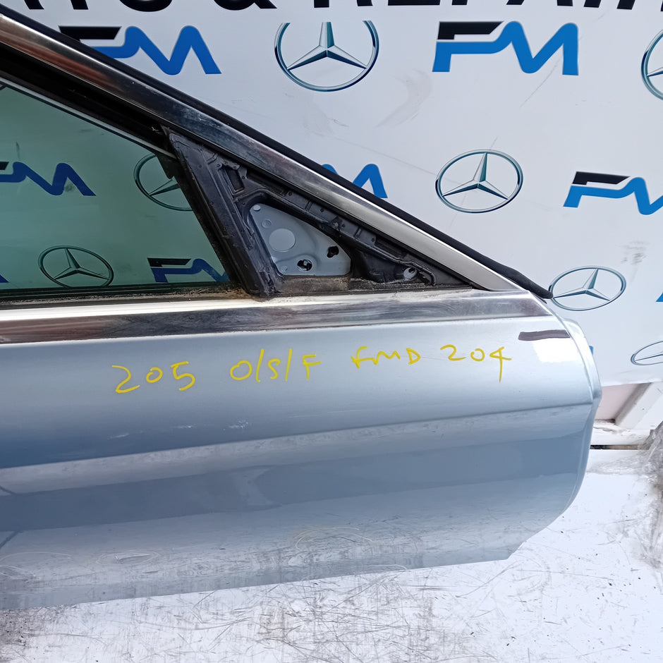 MERCEDES BENZ C-CLASS W205 SALOON DRIVER  FRONT DOOR OSF SILVER 2014 ON  FMD204