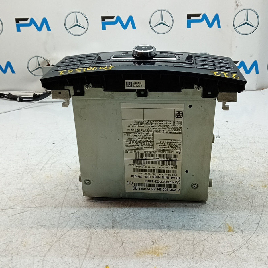 MERCEDES BENZ E-CLASS W207 W212 STEREO SAT NAV SYSTEM A2129006423 2016 FM001561