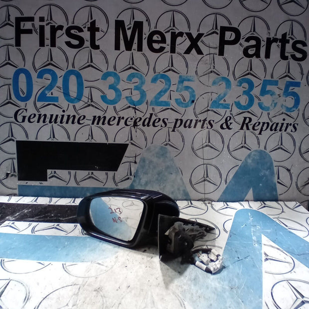 2016 MERCEDES  C-CLASS W213 AMG LEFT SIDE POWER FOLD WING MIRROR BLUE 2138102500