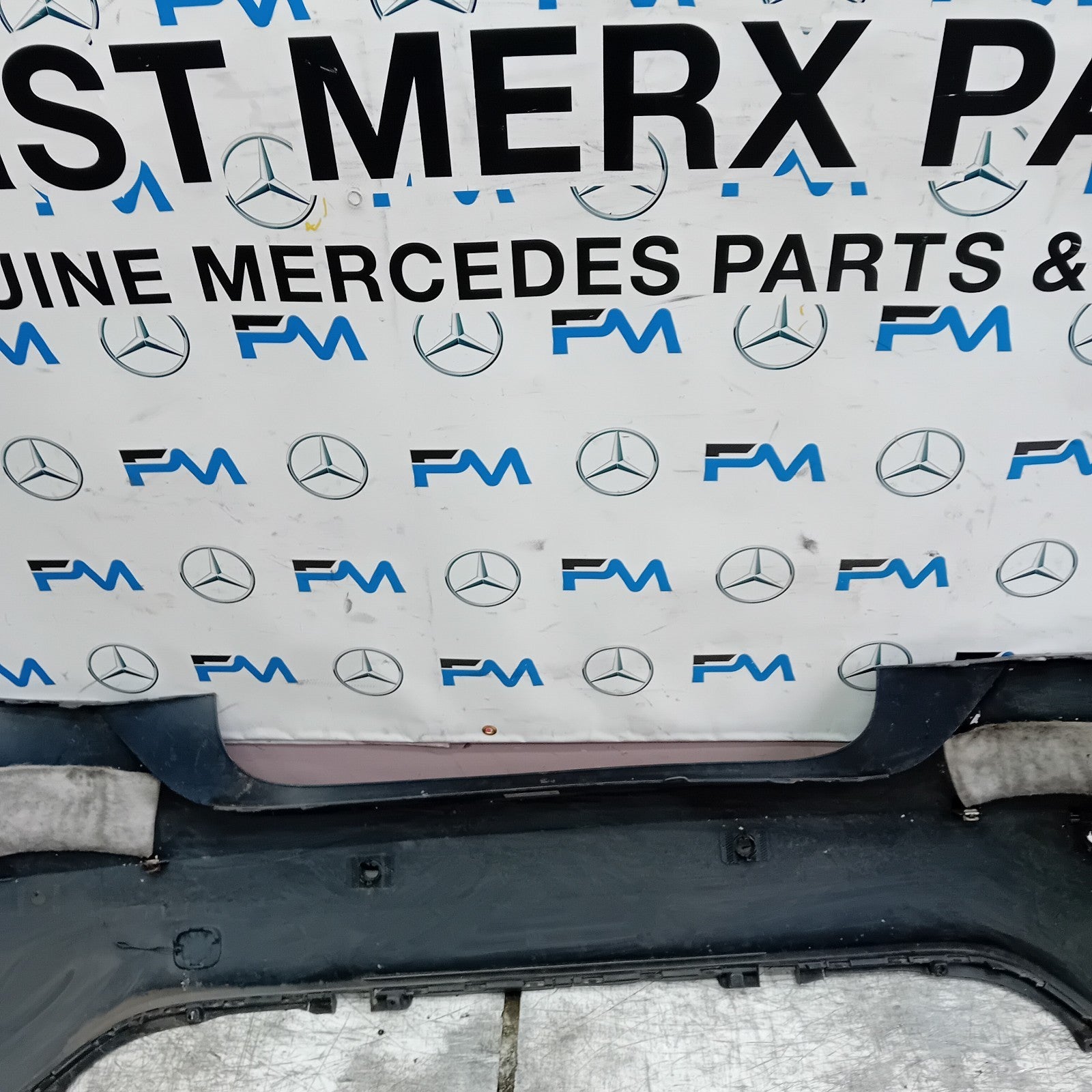 MERCEDES BENZ A-CLASS W176 REAR BUMPER 2012-18 A1768850000 GREY FMX33