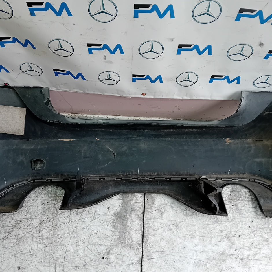 MERCEDES BENZ  A-CLASS W176 REAR BUMPER A1768850125 2012-18 GREY COMPLETE FMX11