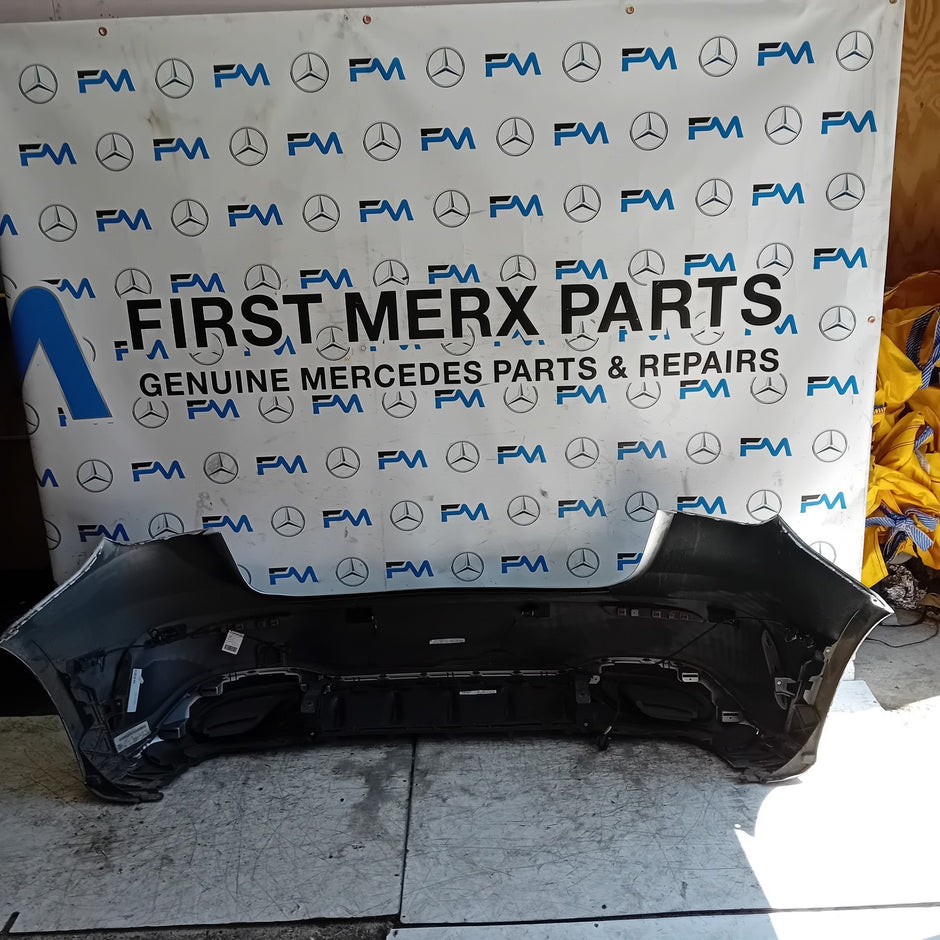 MERCEDES BENZ A-CLASS W177 REAR BUMPER A1778804801 2018 GREY COMPLETE FMX158