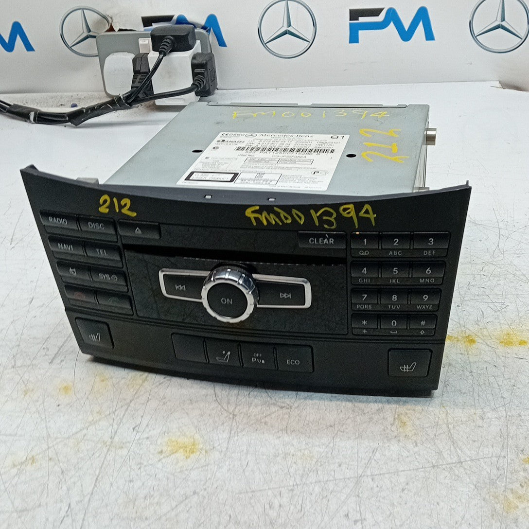 MERCEDES E CLASS W212 STEREO SAT NAV SYSTEM A2129006417 2009-2016 FM001395