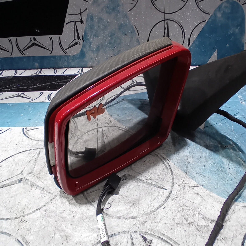 2013-2018 MERCEDES BENZ A CLASS W176 WING MIRROR PASSENGER LEFT NSF  Red & BLACK