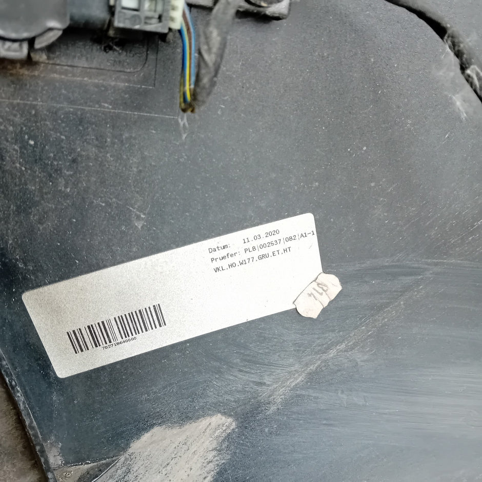 MERCEDES BENZ  A-CLASS W177 REAR BUMPER A1778804801 2018 BLUE COMPLETE FMX5