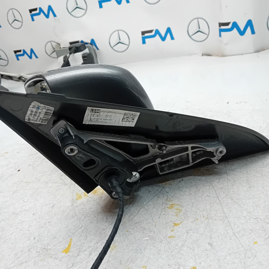 MERCEDES A-CLASS  W176 PASSENGER SIDE WING MIRROR A1768100116 SILVER FMM39