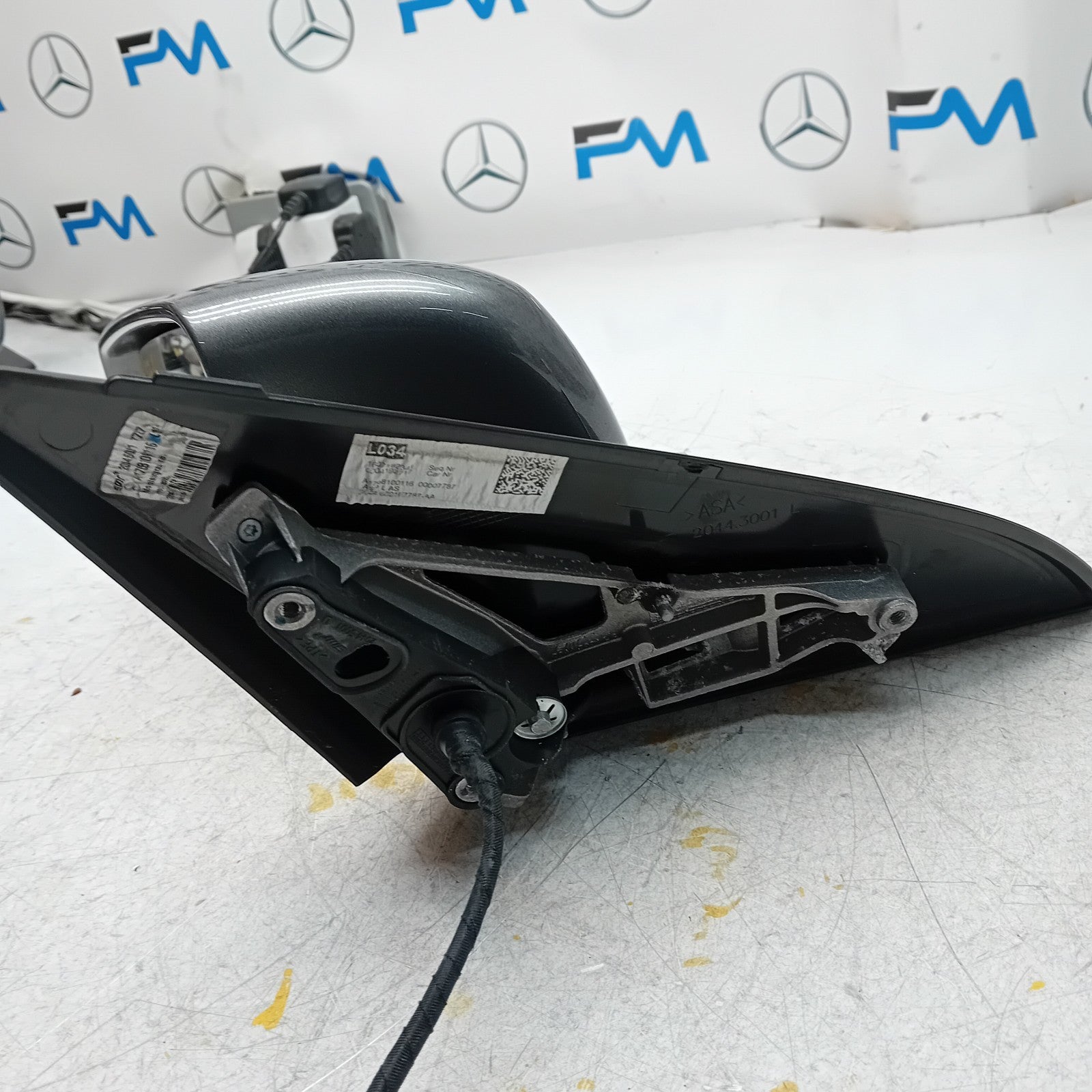 MERCEDES A-CLASS  W176 PASSENGER SIDE WING MIRROR A1768100116 SILVER FMM39