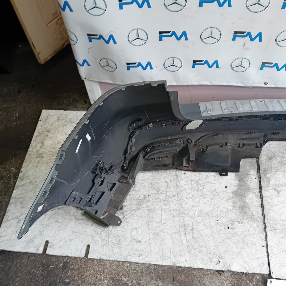 MERCEDES BENZ  GLE W166 AMG LINE REAR BUMPER GREY 2016 A1668853024 COMPLET FMX81