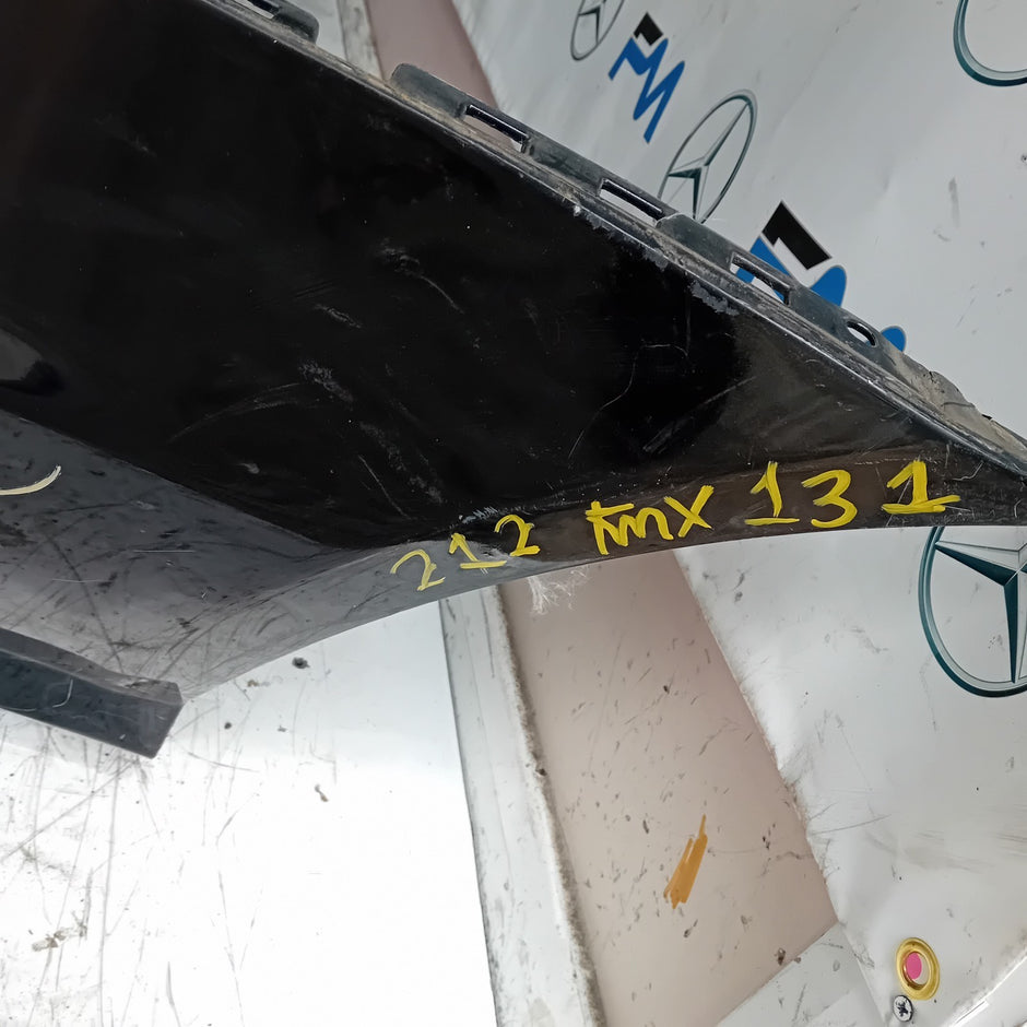 MERCEDES BENZ E-CLASS W212 REAR BUMPER BLACK 2014 A2128855125 COMPLETE FMX131