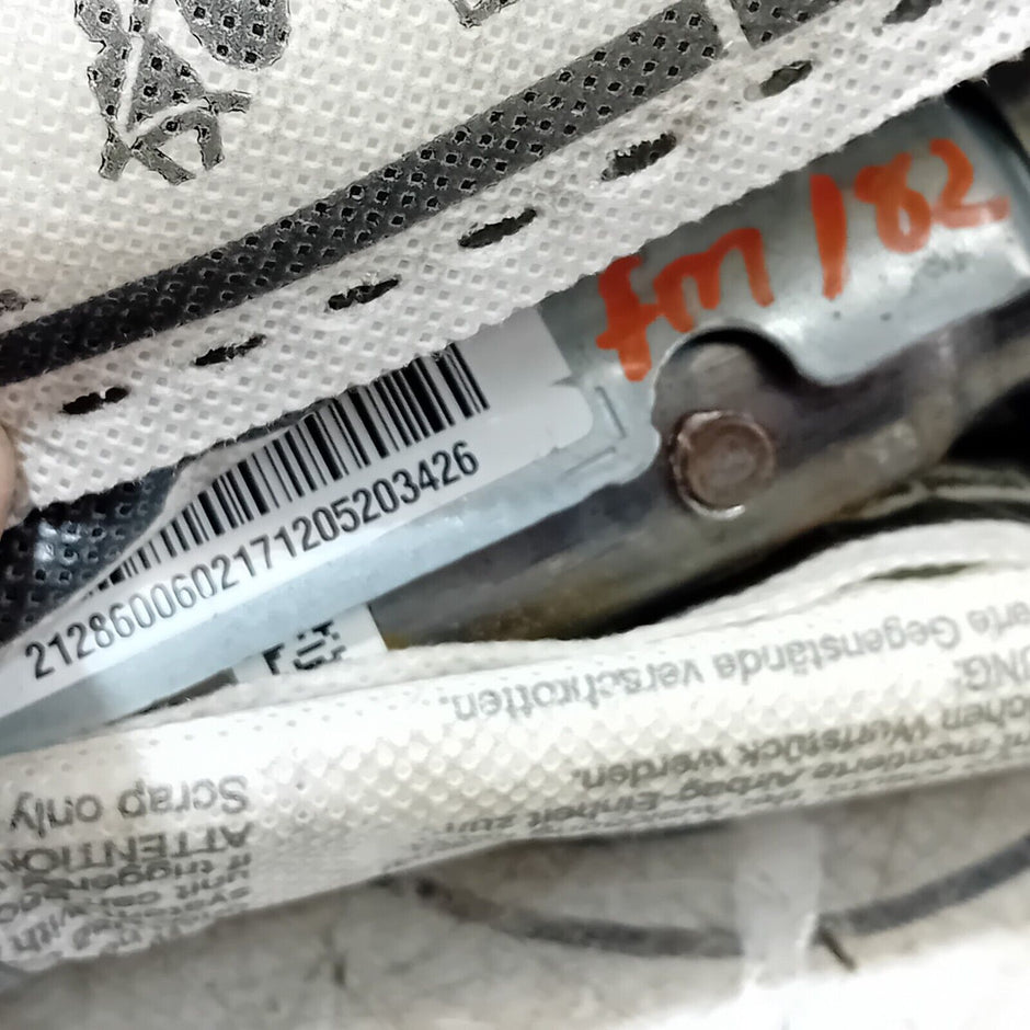 MERCEDES BENZ W212 E CLASS ROOF CURTAIN AIRBAG RIGHT SIDE A2128600602 FM182