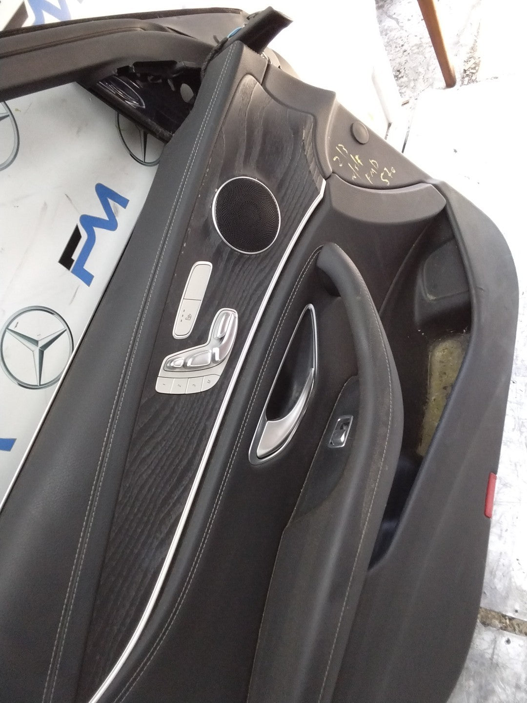 MERCEDES E-CLASS W213 SLN PASSENGER FRONTDOOR NSF BLUE 2016-2023 COMPLETE FMD570