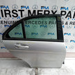 MERCEDES C-CLASS W204 SLN DRIVER REAR DOOR OSR SILVER 2008-2014 COMPLETE FMD442