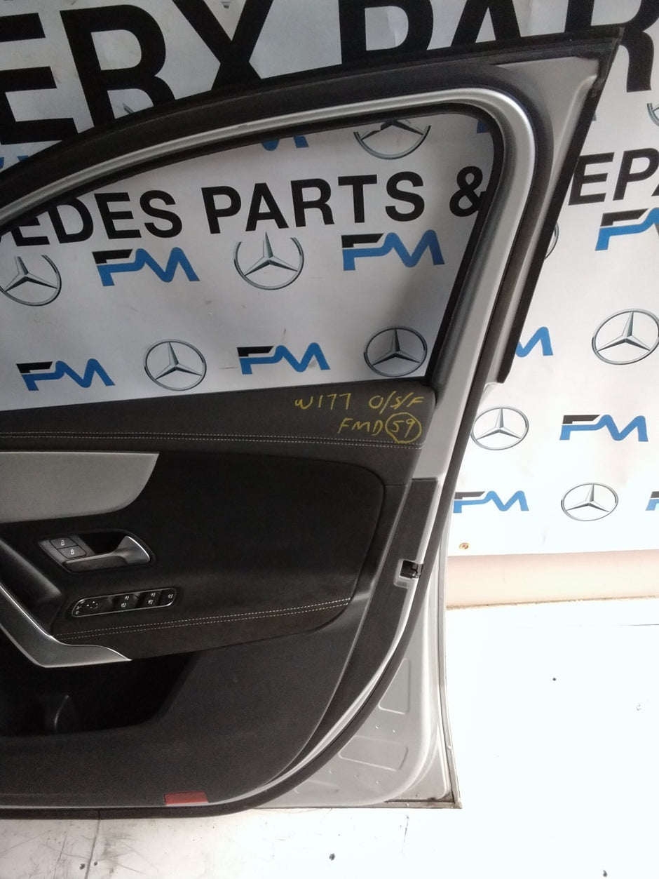 MERCEDES BENZ  C-CLASS W177 DRIVER SIDE FRONT DOOR O/S/F COMPLETE GREY FMD59