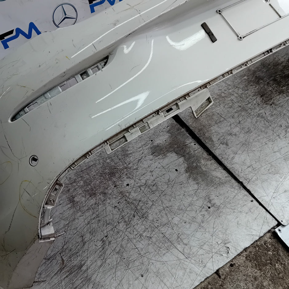 MERCEDES BENZ  C-CLASS C205 CP REAR BUMPER 2014 WHITE  COMPLETE FMX42