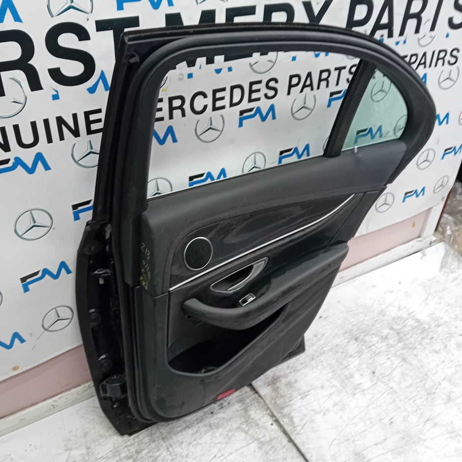 MERCEDES E-CLASS W213 SLN DRIVER REAR DOOR OSR BLUE 2016 ON COMPLETE FMD270