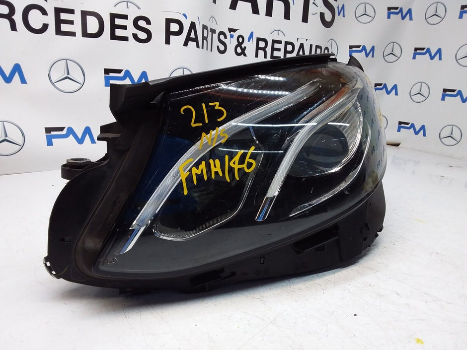 2018 MERCEDES E-CLASS W213 HEADLIGHT PASSENGER NS A2139064104 FMH146 LED HIGH