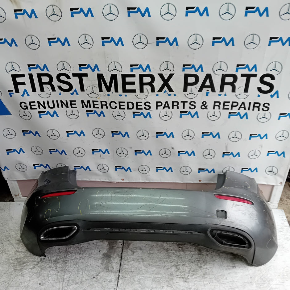 MERCEDES BENZ  A-CLASS W177 REAR BUMPER A1778804801 2018 GREY COMPLETE FMX7