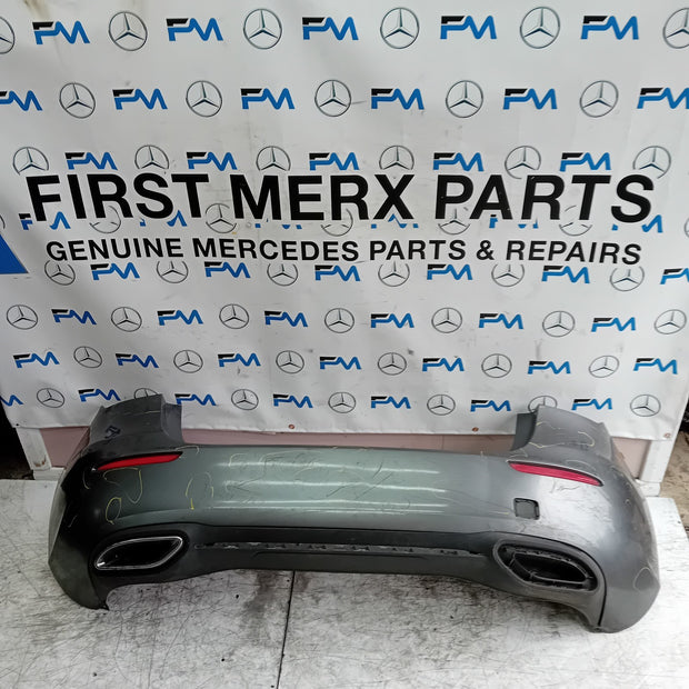 MERCEDES BENZ  A-CLASS W177 REAR BUMPER A1778804801 2018 GREY COMPLETE FMX7