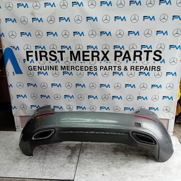MERCEDES BENZ  A-CLASS W177 REAR BUMPER A1778804801 2018 GREY COMPLETE FMX7