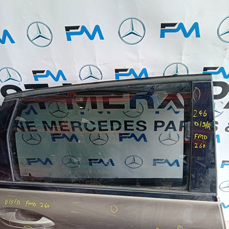 MERCEDES B-CLASS W246 DRIVER REAE DOOR OSR BROWN 2012-19 COMPLETE FMD260