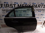 MERCEDES E-CLASS W212 DRIVER REAR DOOR OSR BLACK 2009-16 COMPLETE FMD343