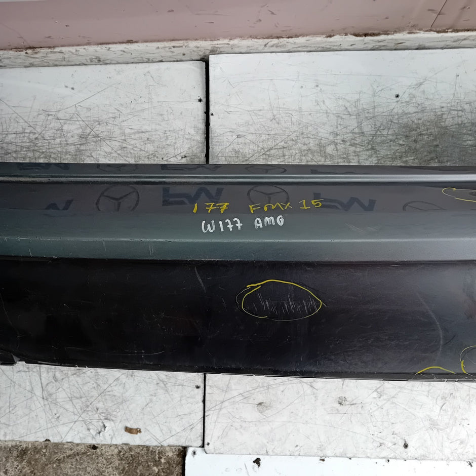 MERCEDES BENZ  A-CLASS W177 REAR BUMPER A1778854701 2018 GREY FMX15