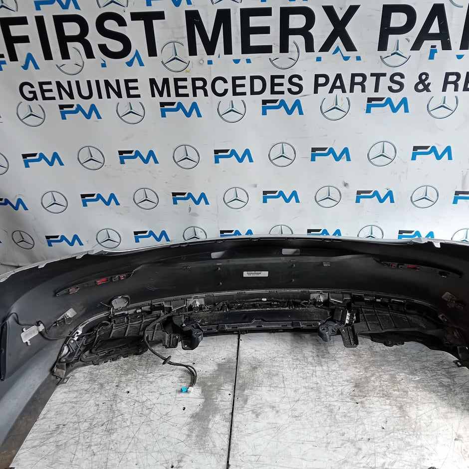 MERCEDES BENZ C-CLASS W205 SLN REAR BUMPER 2015 WHITE FMX55