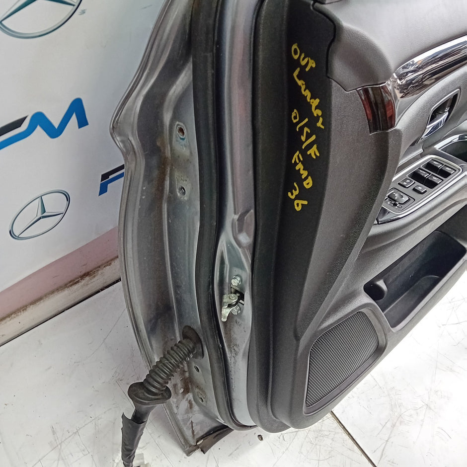 MITSUBISH OUTLANDER DRIVER SIDE FRONT DOOR O/S/F COMPLETE SILVER FMD36