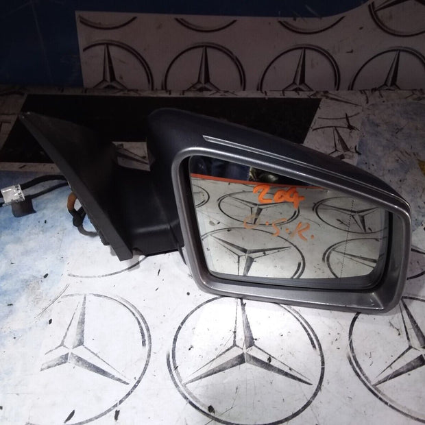 Mercedes C Class W204 Wing Mirror Driver Side Power Fold A2048106016 SILVER