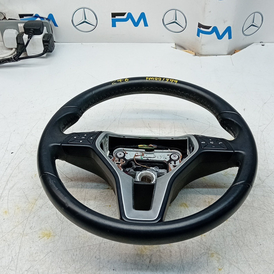 MERCEDES W246 B-CLASS MULTIFUNCTION STEERING WHEEL 2012-19 A2464603803 FM001399