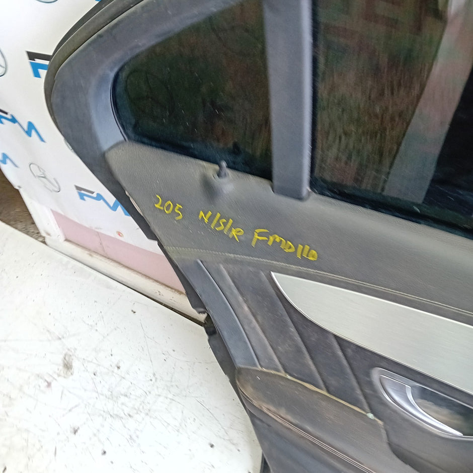 MERCEDES BENZ  C-CLASS W2O5 PASSENGER SIDE REAR DOOR N/S/R COMPLETE BLACK FMD110